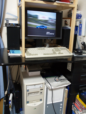 パソコンモニターでPS2